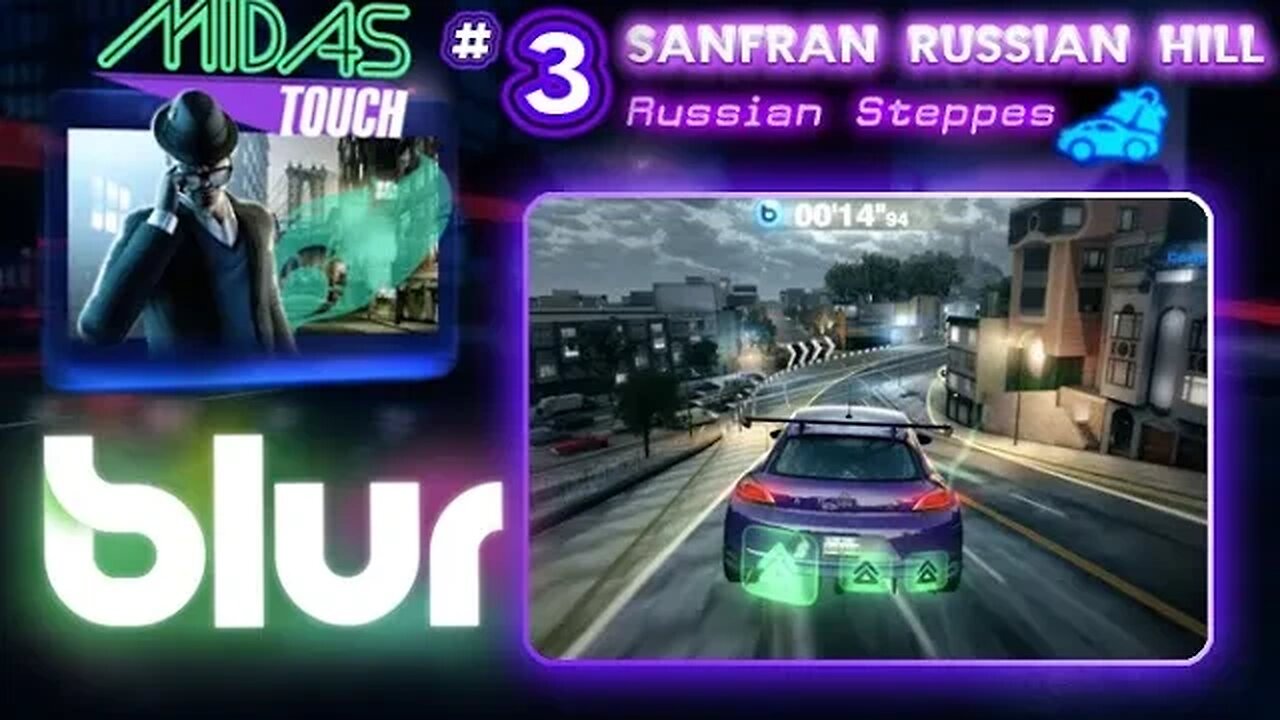 Blur: Midas Touch #3 - SanFran Russian Hill (no commentary) Xbox 360