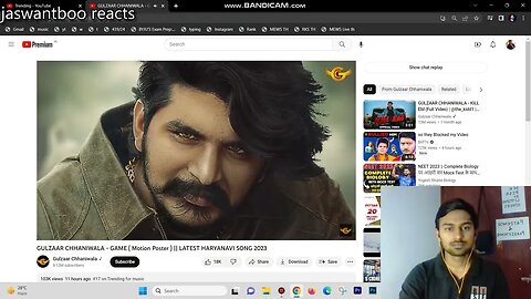 Reacting to GULZAAR CHHANIWALA - GAME ( Motion Poster ) || LATEST HARYANAVI SONG 2023 #jaswantboo
