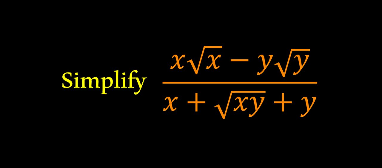 How to Simplify a Hard Algebraic Fractional Relation Easily