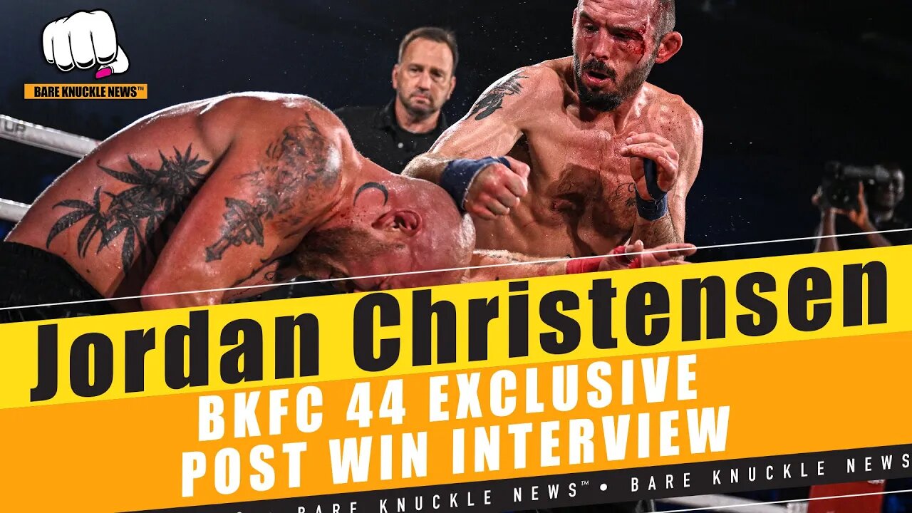 #JordanChristensen Reveals What His "Incredible"#BKFC44 Win Has Taught Him