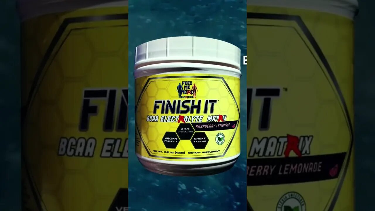 Finish It BCAA Electrolyte Matrix! The Best Tasting Stevia & Vegan Friendly BCAA On The Market 💪