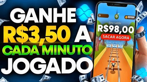 APP para GANHAR DINHEIRO por CADA MINUTO jogado (SAQUE TODA HORA) RECEBA via PIX