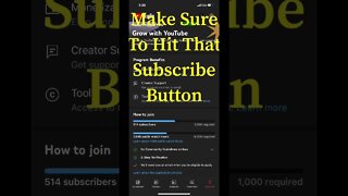 Support The Channel #youtubeshorts