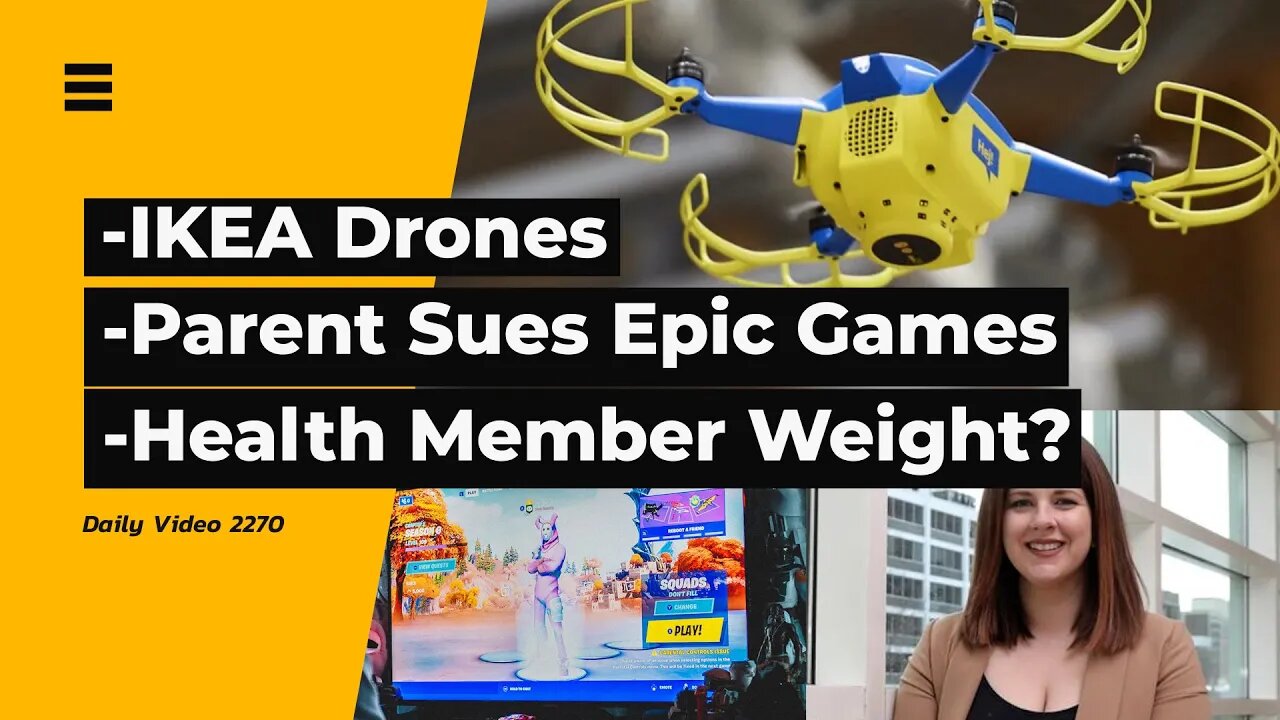 IKEA Inventory Tracking Drones, Fortnite Being Addictive Lawsuit, Health Official Weight