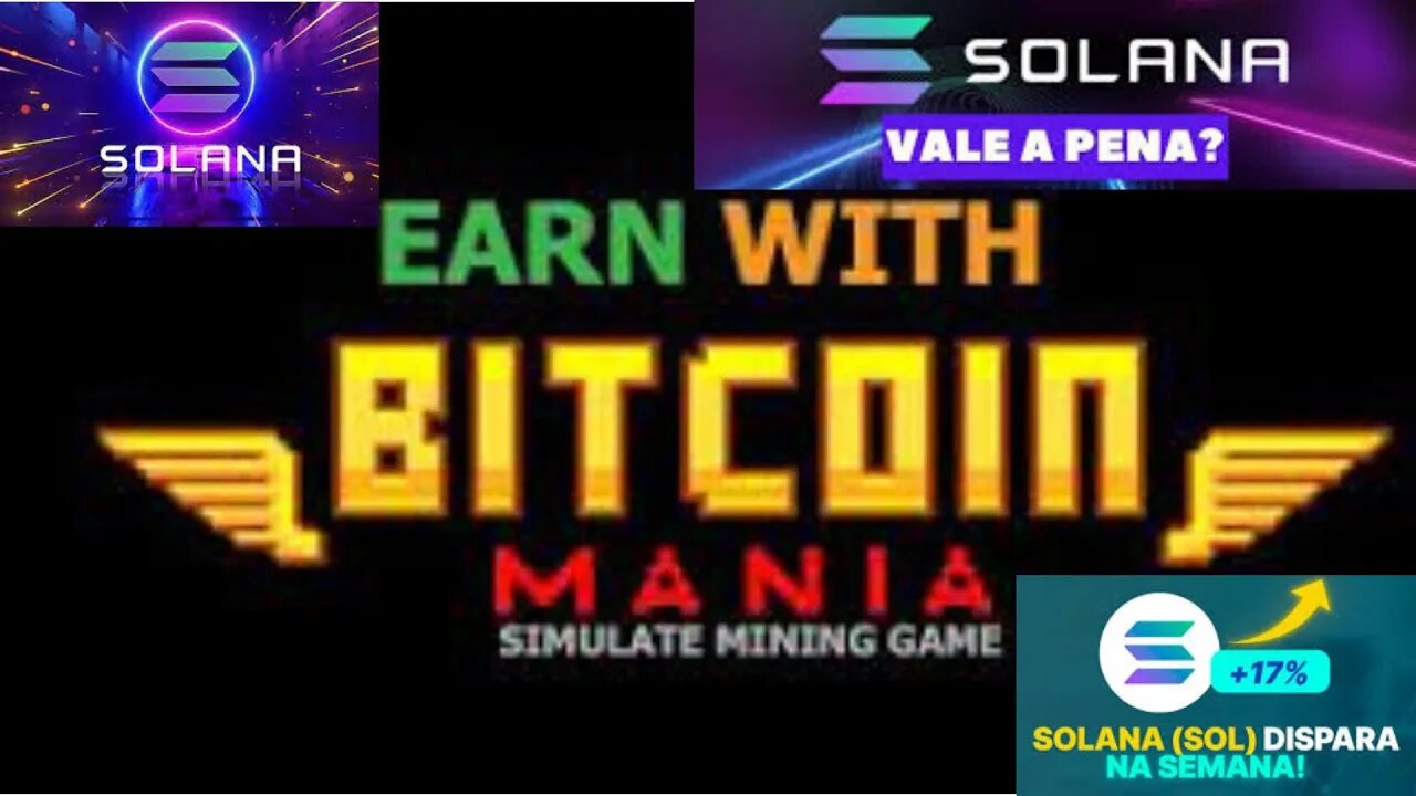 BITCOINMANIA AGORA NA REDE SOLANA NOVA ATUALIZAÇÃO / TUTORIAL COMPLETO