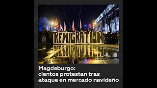 Manifestación en Magdeburgo tras ataque mortal en un mercado navideño