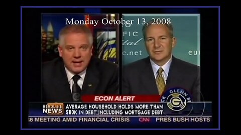— Vintage Glenn Beck Interview - Peter Schiff — Inflation Nation — (10-13-2008)