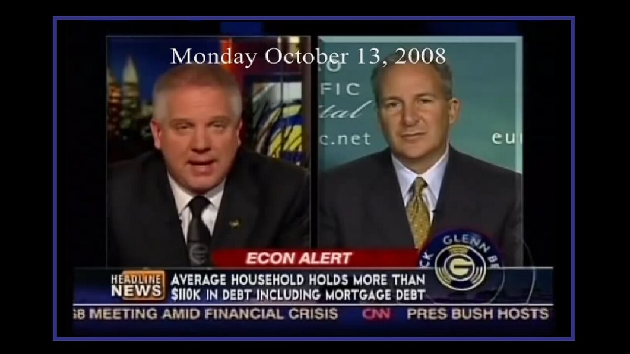 — Vintage Glenn Beck Interview - Peter Schiff — Inflation Nation — (10-13-2008)