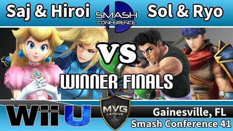 Saj & Hiroi vs. MVG|Sol & MVG|Ryo - Teams SSB4 Winners Finals - Smash Conference 41