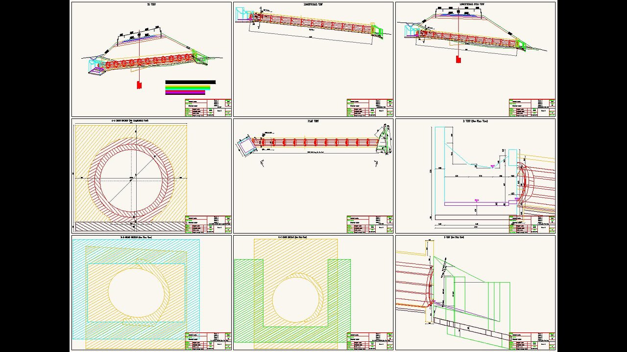 Pipe culvert design in AutoCAD