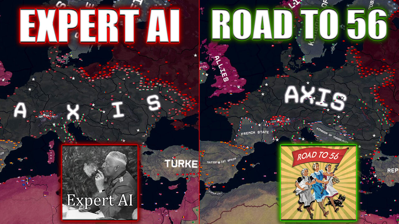 Road To 56 Vs Expert AI [Hoi4 Double Historical Timelapse]