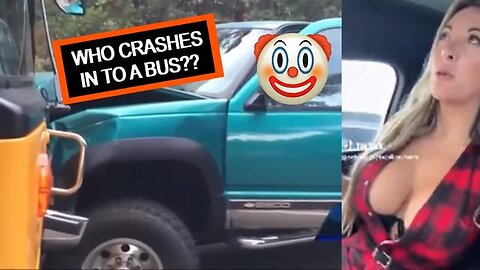 'BAD DRIVERS' & 'BULL DIKE LESBO COPS' - Merging 101 & who crashes nose first into a School Bus?!