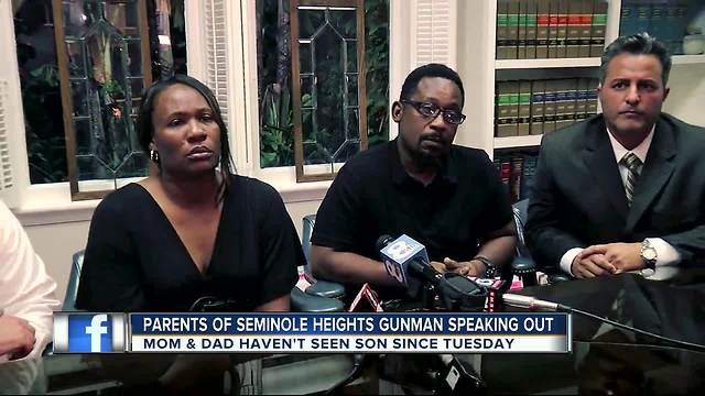 Parents of accused Seminole Heights killer standing by their son