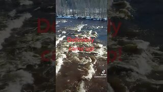 Spring Melt Update 😁 #spring #river #nature #nashwaakriver #Canada #nb
