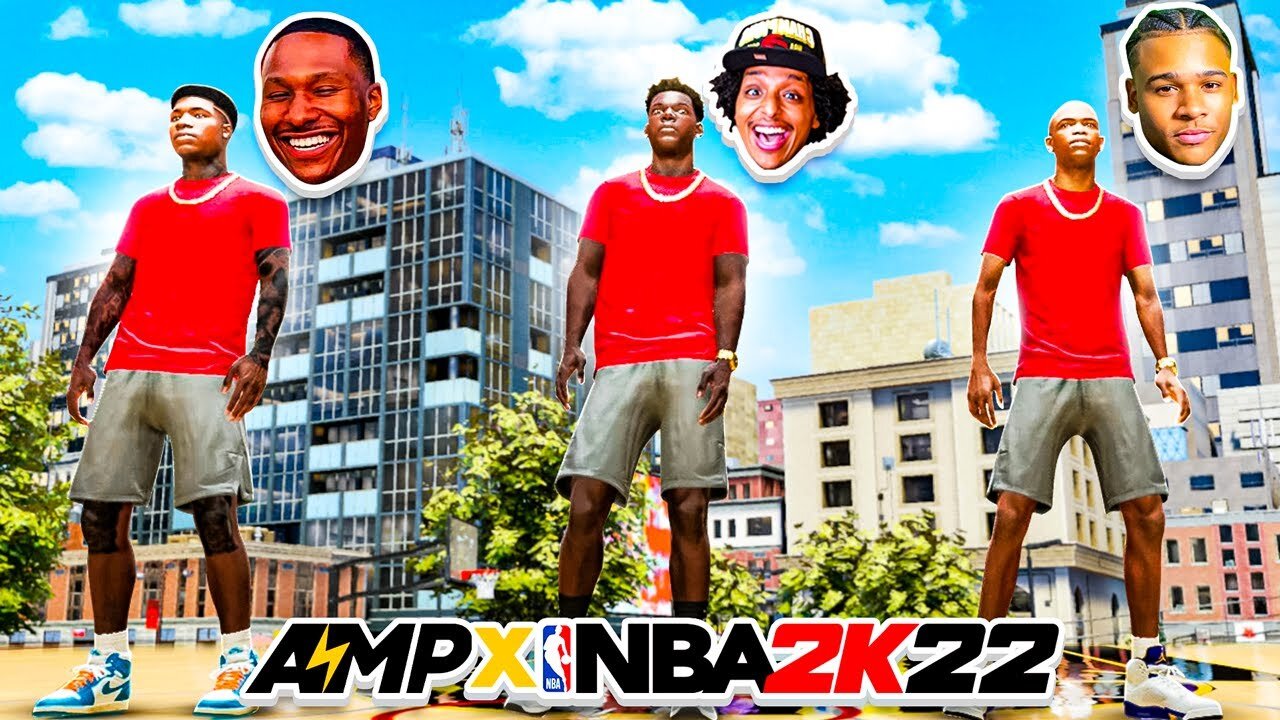 AMP PLAYS NBA 2K22 TOGETHER FOR THE FIRST TIME!! DUKE GAME WINNING BUZZERBEATER!