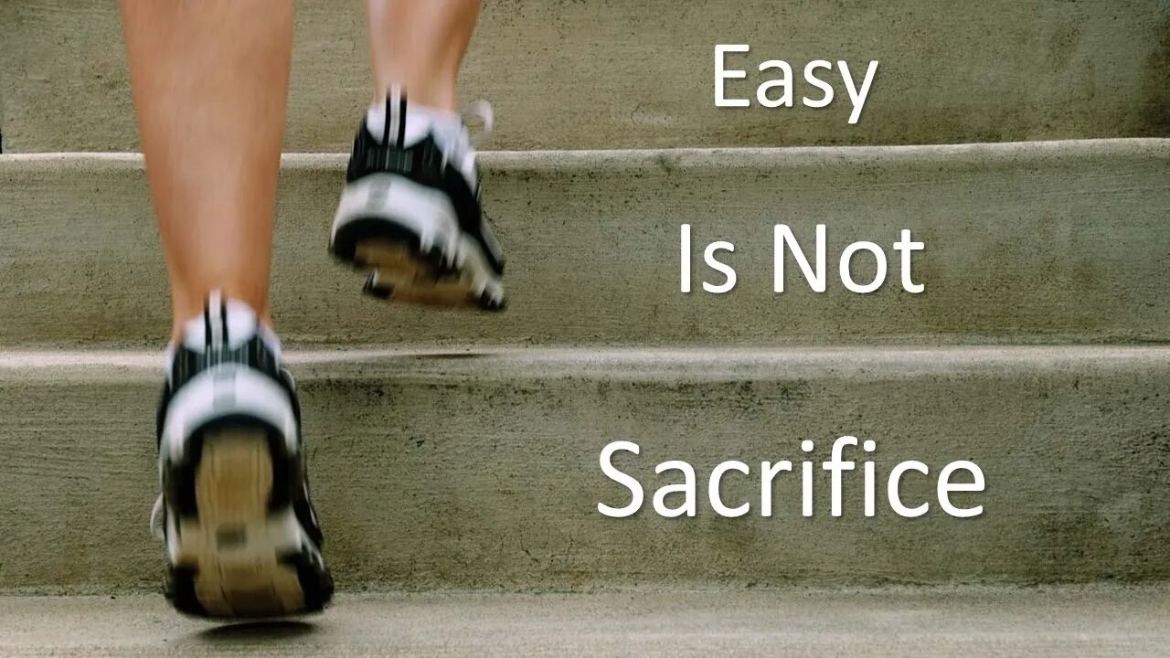 Sacrifice is not meant to be easy