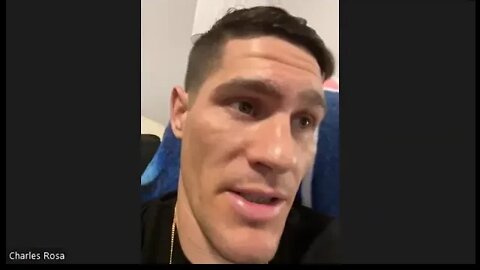 UFC London's Charles Rosa: I love my job, I get to travel, fight and cook during my down time.