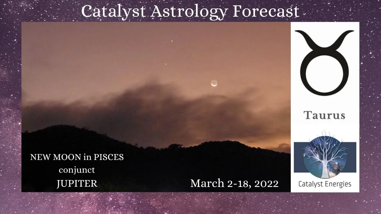 TAURUS: Catalyst Astrology Forecast - NEW MOON IN PISCES - March 2-18th, 2022