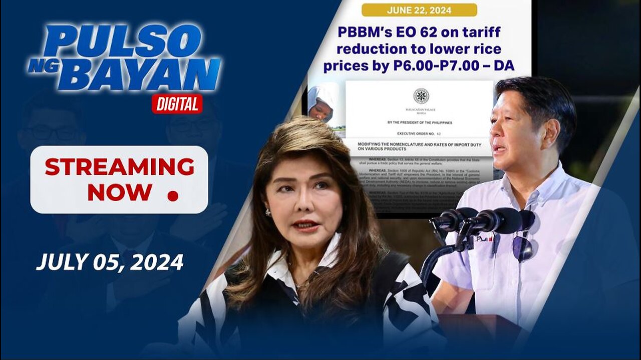 Pulso ng Bayan kasama sina Atty. Harry Roque, Admar Vilando at Jade Calabroso | July 5, 2024