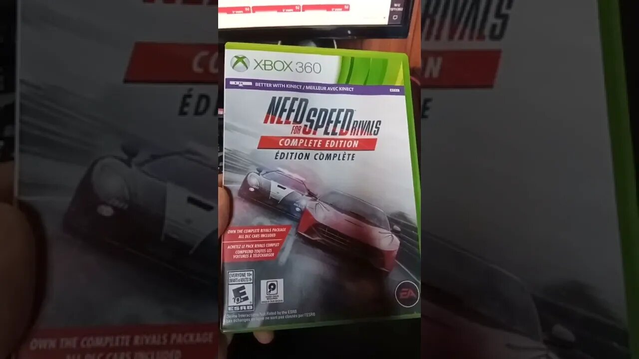 Novidade no canal: NEED FOR SPEED RIVALS (XBOX 360) #shorts