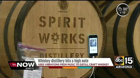 Music played to help create better whiskey