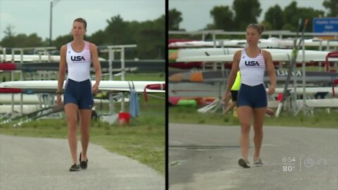 Olympic rowers hold final practice in Sarasota