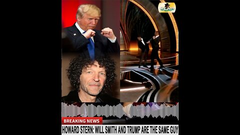 Howard Stern Says "Will Smith And Trump Are The Same Guy"