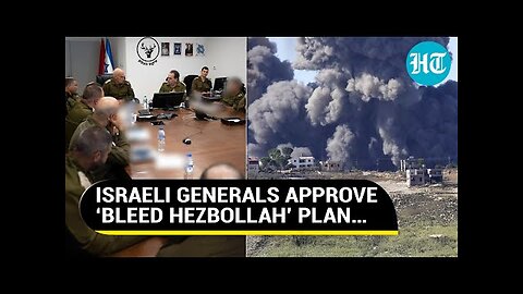 Israeli Jets Bomb Hezbollah Sites As IDF Generals Approve Lebanon Offensive Plans | Watch