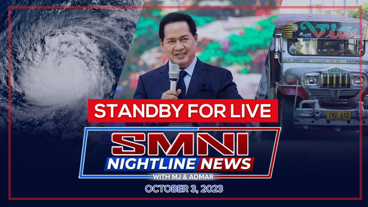 SMNI Nightline News with Admar Vilando & MJ Mondejar | October 3, 2023