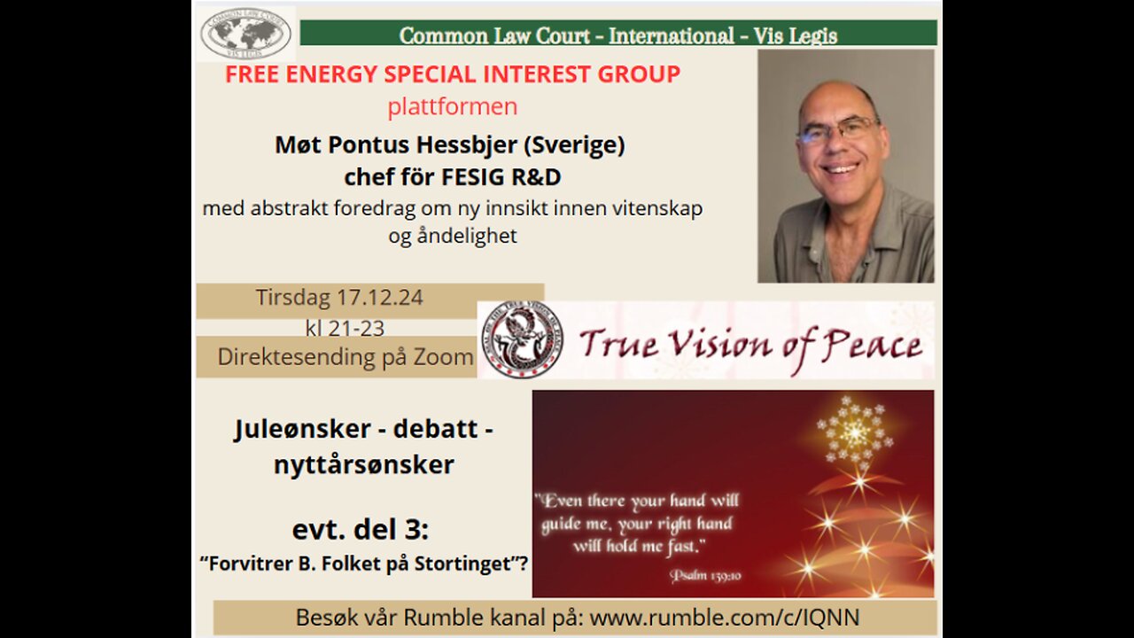 17.12.24: FREE ENERGY SPECIAL