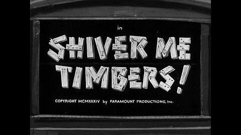 Popeye The Sailor - Shiver Me Timbers! (1934)