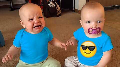 Top 70 Cutest Baby Videos EVER! _ Epic Battle Twin Babies vs. Pacifier