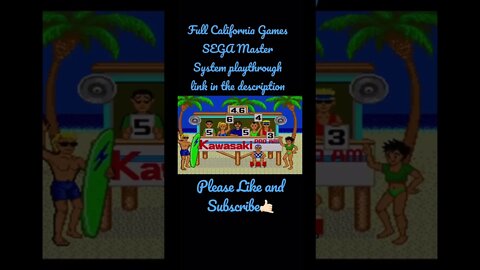 California Games Surfing #SEGA Master System