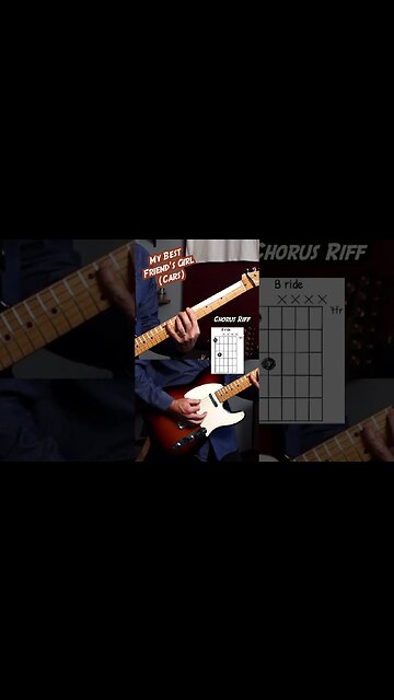 My Best Friends Girl has really cool guitar parts you should learn #shorts