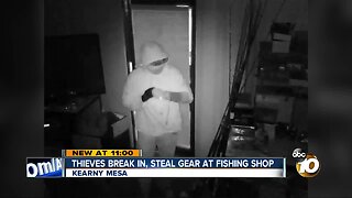 Thieves break in, steal fishing gear from Kearny Mesa shop