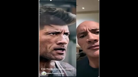 E se The Rock tivesse cabelos ?