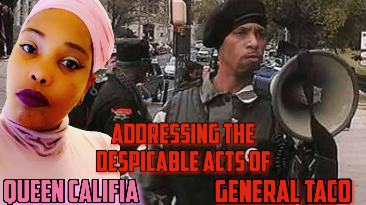 Malik Zulu Shabazz co-signs General Taco disregarding all of the horifik Krimes against Sister