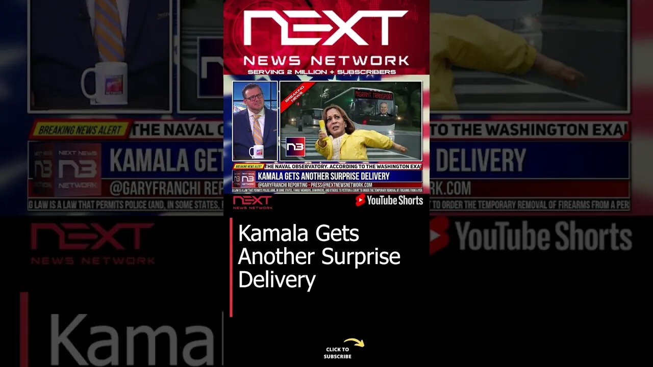Kamala Gets Another Surprise Delivery #shorts