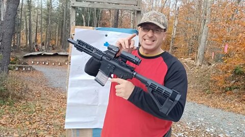 7.5 inch Palmetto AR-15 pistol at 500 yds Day After Analysis - ACSS