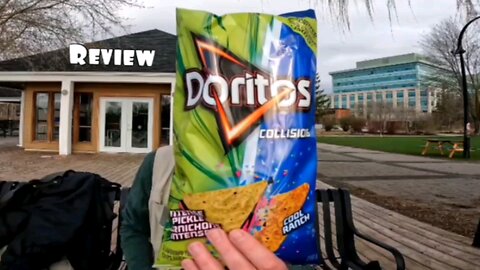 Doritos Collisions Intense Pickle Cool Ranch Flavored Tortilla Chips Review Limited time Only