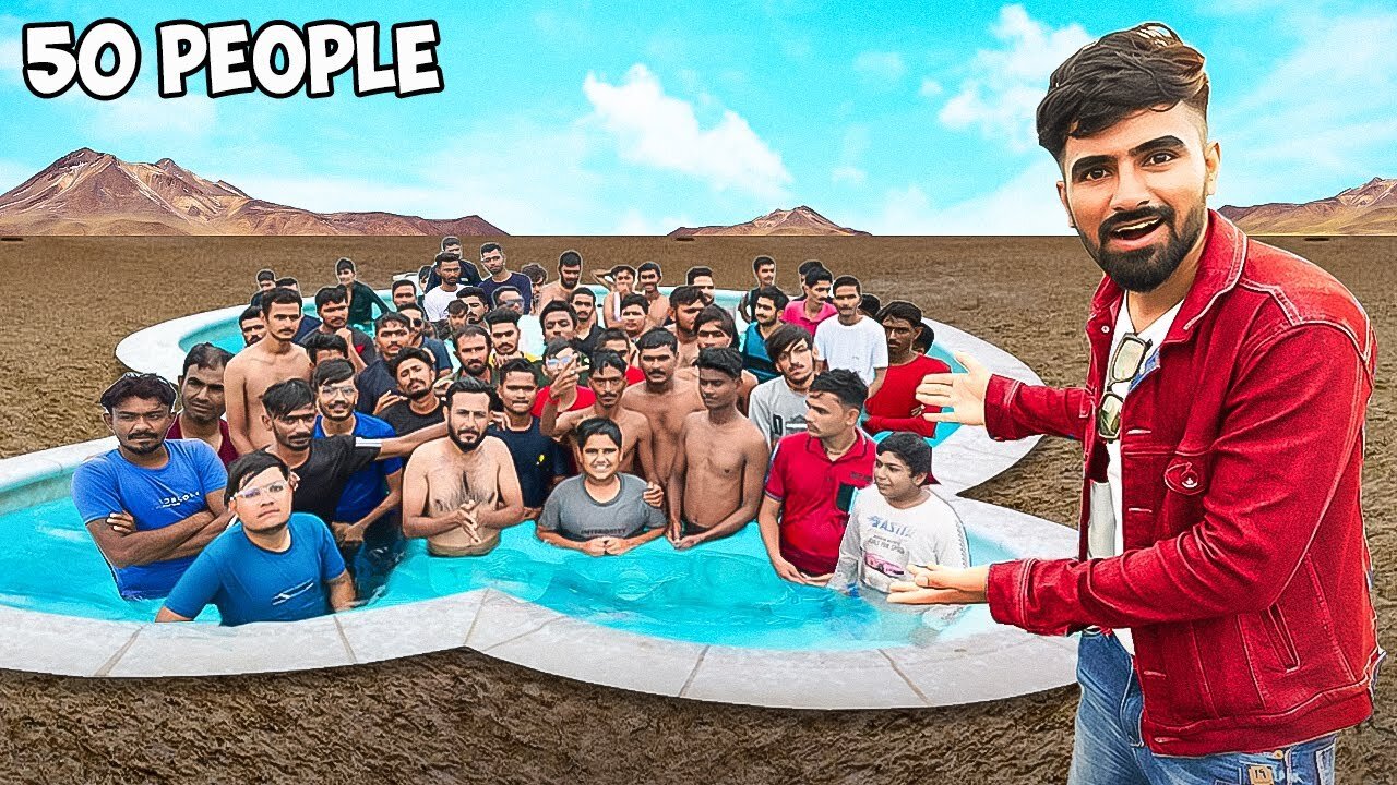 50 People vs Swimming Pool Fight