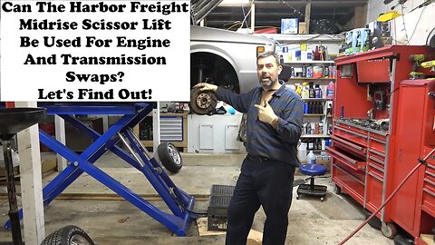 Harbor Freight Scissor Lift. Are Engine Swaps Possible? Let's take a look.