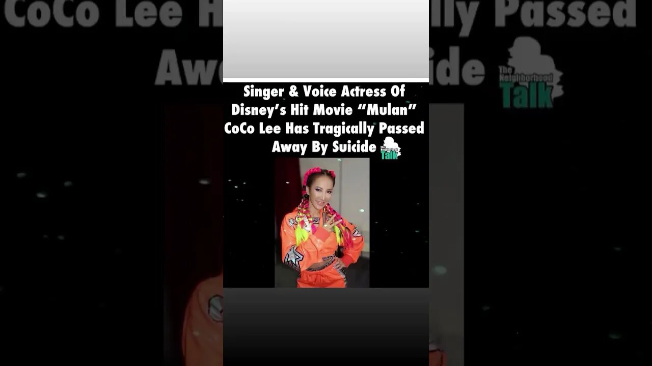 The voice of Disneys princess Mulan #cocolee has passed away from suicide