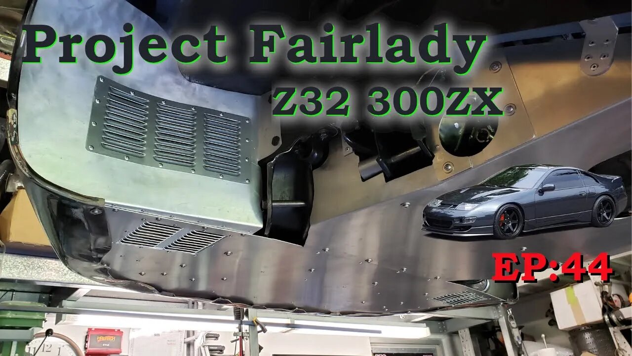 Intercooler Ducting Fabrication. Part 3. Project Fairlady Z32 300zx Twin Turbo, Ep:44