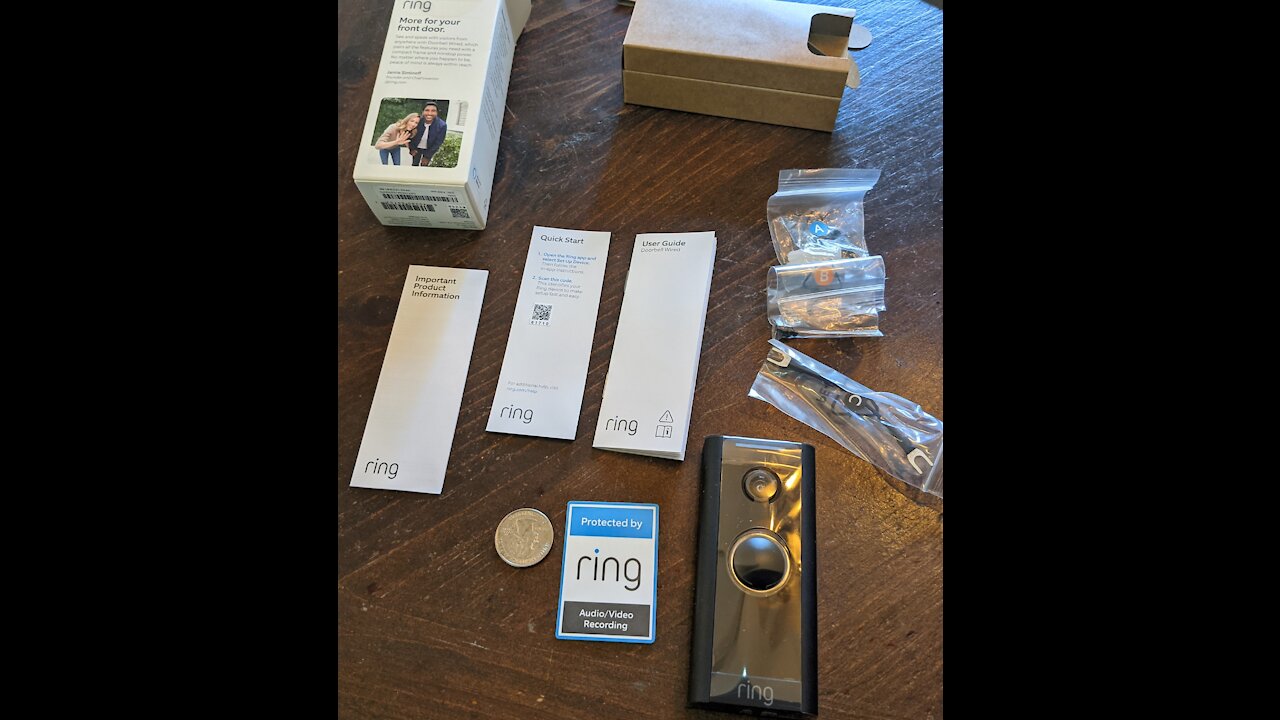 Ring 2021 Wired Doorbell installation Video