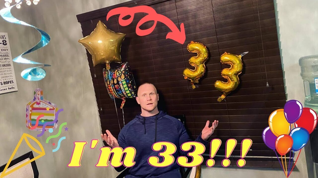 I'm 33!!! A thank you to everyone!!