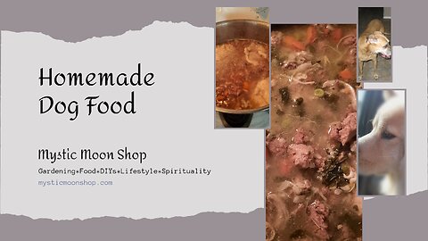 How To Make Dog Food