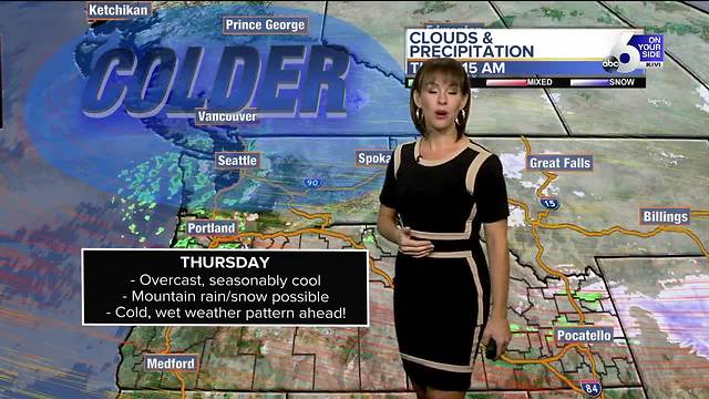 Chilly, wet weather arrives in SW Idaho starting Friday