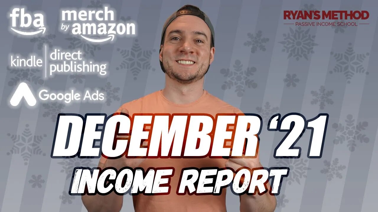 December 2021 Passive Income Report (Amazon FBA, Merch, KDP, Print on Demand, Google Ads)