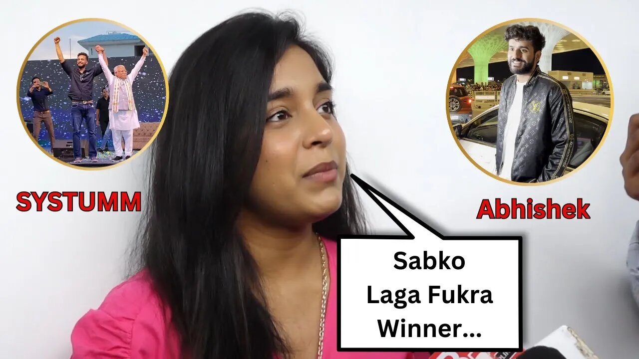 Sumbul Touqeer Said Abhishek Malhan aka Fukra Insaan को Winner होना चाहिए था लेकिन Systumm😱📸